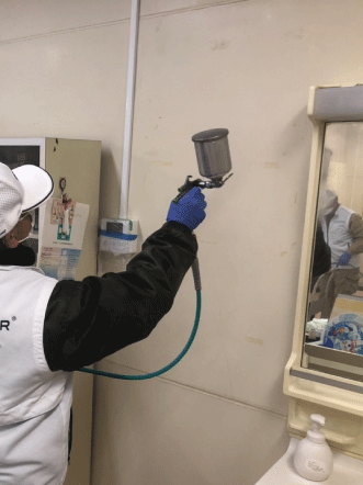 デオファクターカーサ施工事例　学校