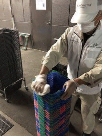 デオファクターカーサ施工事例　ショッピングセンター買い物かご＆ショッピングカート