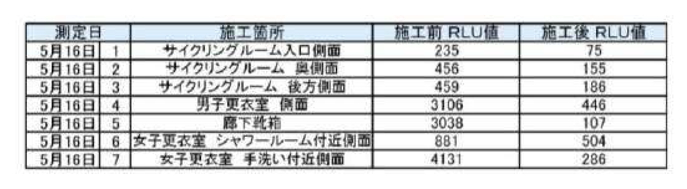 デオファクターカーサの施工　ジム