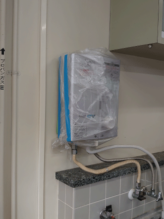 ②施工空間の養生作業